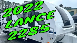 NEW 2022 LANCE 2285 TRAVEL TRAILER DODD RV SHOW TOUR SOLAR UPDATED