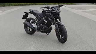 YAMAHA MT-125 // TECH- BLACK // 2022 // WALKAROUND