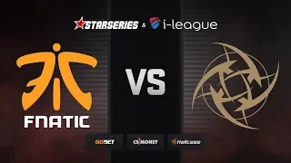 [RU] fnatic vs NiP | Map 1 – Overpass | StarSeries i-League Season 7