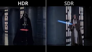 Star Wars: Episode IV - A New Hope HDR vs SDR Comparison