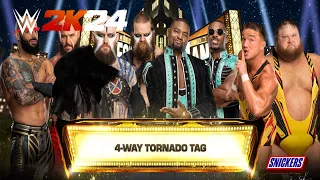 (WWE 2K24) WWE WrestleMania 39 - Fatal 4-Way Tornado Tag Team Match