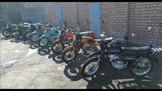 Коллекция советских мотоциклов из моего детства