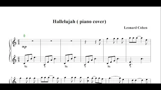 Leonard Cohen - Hallelujah (piano cover)