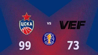 CSKA vs VEF. Highlights / ЦСКА - ВЭФ. Обзор