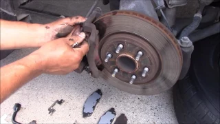 NISSAN FRONT BRAKE PAD REPLACEMENT