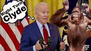 Joe Biden went Every Which Way But Loose ~ Let's Go Brandon (Try Not To Laugh)