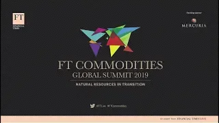 FT Commodities Global Summit 2019 - The Financialisation of Commodities - Myth or Reality?