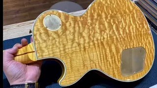 The Obscure Anniversary | WYRON | 2002 Gibson 50th Les Paul Koa Top Maple Body Abalone Cloud Inlays