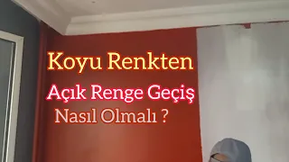 Koyu Renkten Açık Renge Geçiş❗