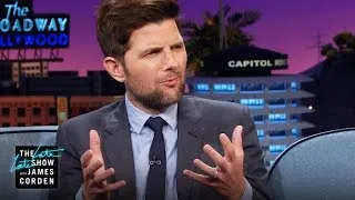 Adam Scott Regrettably Went to a Water Park