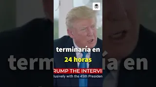 ⏲️ ¿Podría TRUMP acabar la guerra de UCRANIA en tiempo récord? ¡Descúbrelo aquí! #shorts