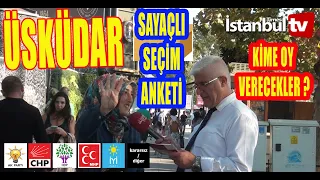 (SAYAÇLI) ÜSKÜDAR HALKI BU PAZAR SEÇİM OLSA HANGİ PARTİYE OY VERECEK ?