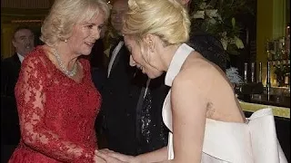 Lady Gaga meets Prince Charles and Camilla at Royal Variety Performance  2016