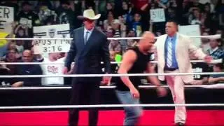 Stone Cold Steve Austin Returns to WWE Raw 3/7/2011