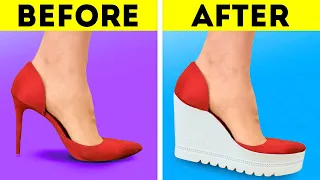 Upgrade Your Shoes! || GENIUS FEET HACKS