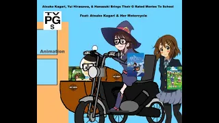 Atsuko Kagari, Yui Hirasawa & Hanazuki Brings Their G Rated Movies To Anime School "Rating: TV-PG S"