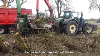 Fendt - Claas - ++ / Holz Häckseln - Wood Chopping  2020