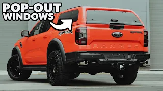 2023+ Ford Raptor Aeroklas Leisure Hardtop Canopy with Pop-Out Side Windows