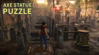 Uncharted The Lost Legacy - Axe Trial Puzzle Solutions - Flawless Gauntlet Trophy Guide