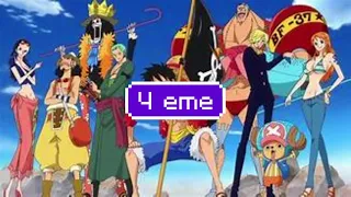 top 10 des garçons de one piece