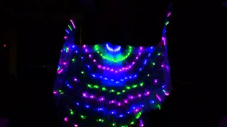 LED isis wings belly dance light show