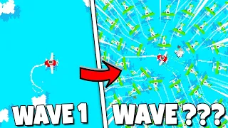 Surviving against ENDLESS waves of enemy planes!!