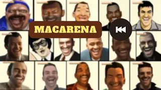 Every GTA Protagonist Singing Macarena (REVERSE)