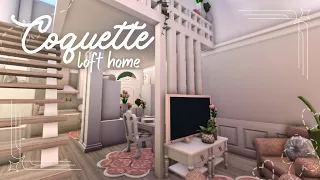 🩰 Coquette Loft Home: Bloxburg House Build | No Gamepass 🐇