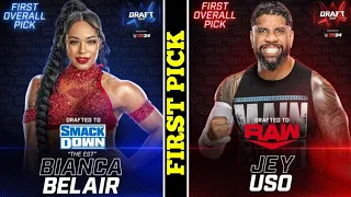 WWE Draft 2024 Raw and SmackDown pick