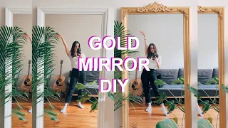 Gold mirror DIY 🪞