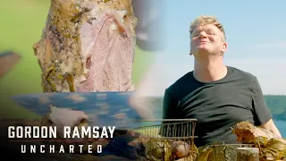 Gordon Ramsay Can't Help But Smile When He Tries His Dish | Gordon Ramsay: Uncharted