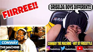 IT'S ABOUT TO GET GRIMEY!!! CONWAY THE MACHINE | FUNK FLEX | #Freestyle201(REACTION)