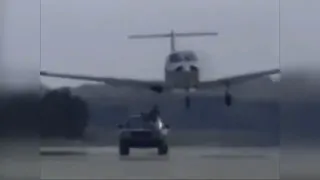 Mechanics Land Stuck Plane On Speeding Truck