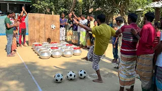 ২০ পাতিলের আজব খেলায় চাল, ডাল, তেল জেতার চ্যালেঞ্জ। চাচারা কে কোন খাবার জিতলো দেখুন ? Funny Game