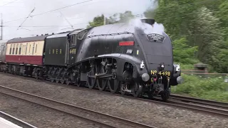 An A4 Returns 4498 "Sir Nigel Gresley" Mainline Debut and a Bonus at Carlisle