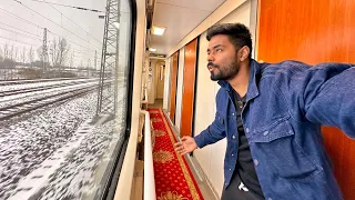 48 hours in a Private Room | China’s FIRST CLASS overnight sleeper train in Heavy Snowfall