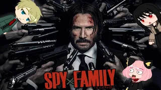 SpyxFamily react to John Wick | Gacha reacts