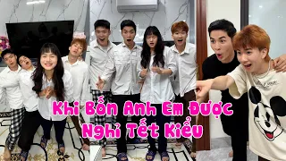 Hoàng Hôn | Khi Bốn Anh Em Được Nghỉ Tết Kiểu | Tổng Hợp Clip TikTok Triệu View Siêu Hài P16