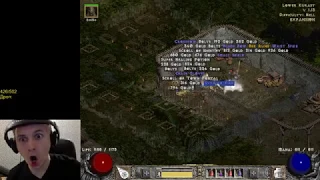 Ber rune drop. Diablo 2. Lower Kurast. 502 hardcore challenge.