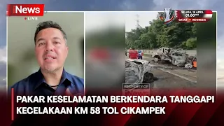 Pakar Keselamatan Berkendara Tanggapi Kecelakaan KM 58 Tol Cikampek - iNews Today 09/04