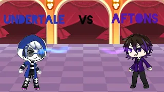 |Undertale vs Afton Family|//GL Singing Battle//1K Special