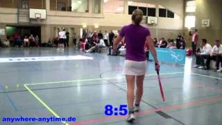 Finale Damen Deutsche Speed Badminton Meisterschaft 2011