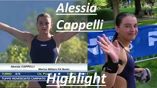 Women's Diving | Alessia Cappelli | Very Cute Diver | Platform Highlight| Bolzano 2022