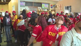 Chiefs fans celebrate AFC Championship win vs. Ravens