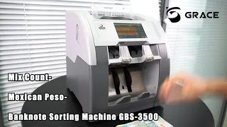 Mixed Mexican Peso Counting Machine GBS3500