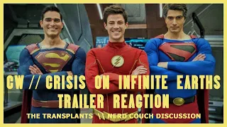 CW | Crisis On Infinite Earths Trailer Reaction and Review // THE NERD COUCH