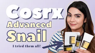 I Tried the Entire Cosrx Advanced Snail Line!