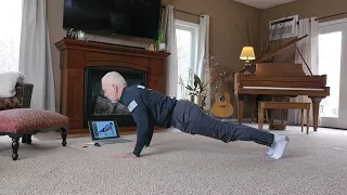 How will this 65-year old man do on his Sally Up Pushup challenge after doing his PR last time?