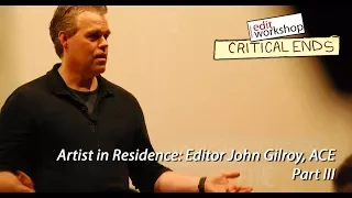 John Gilroy, ACE on the Differences Between Cutting Action Scenes and Dialogue Scenes