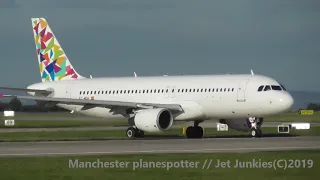 (HD) Monday Eveing Plane Spotting On Runway 23L/23R At Manchester Airport On The 16/09/2019